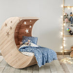 funda de plumon cuna star azul