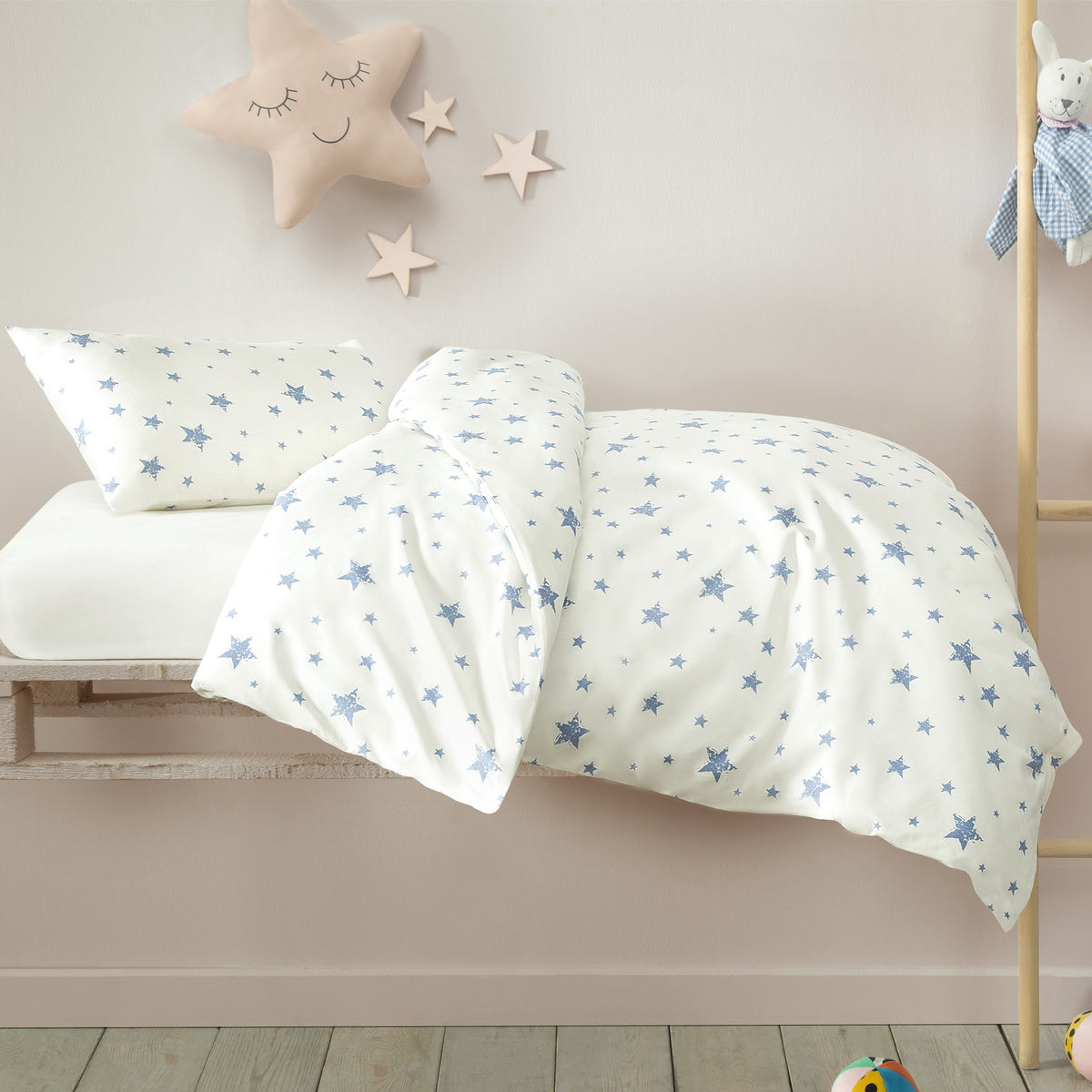 Fundas de Plumón Cuna "Star White"